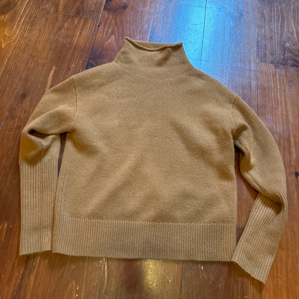 Elegant Brown Turtleneck Sweater